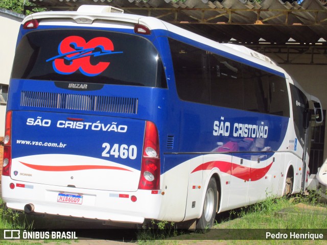 Viação São Cristóvão 2460 na cidade de Divinópolis, Minas Gerais, Brasil, por Pedro Henrique. ID da foto: 8405024.