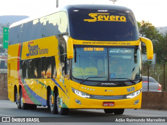 Severo Turismo 1620 na cidade de Belo Horizonte, Minas Gerais, Brasil, por Adão Raimundo Marcelino. Número da foto: #8406398.