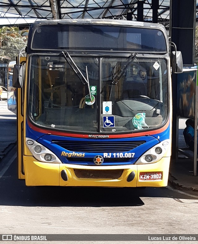 Auto Viação Reginas RJ 110.087 na cidade de Duque de Caxias, Rio de Janeiro, Brasil, por Lucas Luz de Oliveira. Número da foto: #8405026.