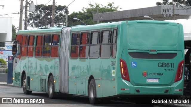 Viação Cidade Sorriso GB611 na cidade de Curitiba, Paraná, Brasil, por Gabriel Michalski. ID da foto: 8406851.