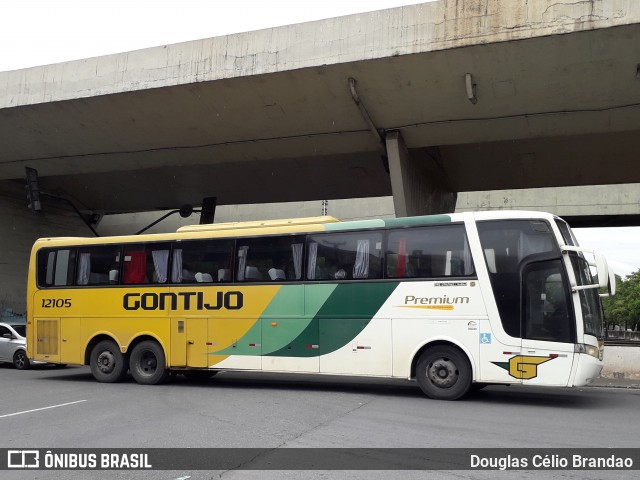 Empresa Gontijo de Transportes 12105 na cidade de Belo Horizonte, Minas Gerais, Brasil, por Douglas Célio Brandao. ID da foto: 8407851.