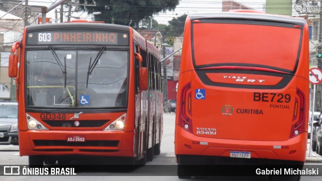 Viação Cidade Sorriso GD348 na cidade de Curitiba, Paraná, Brasil, por Gabriel Michalski. ID da foto: 8406723.