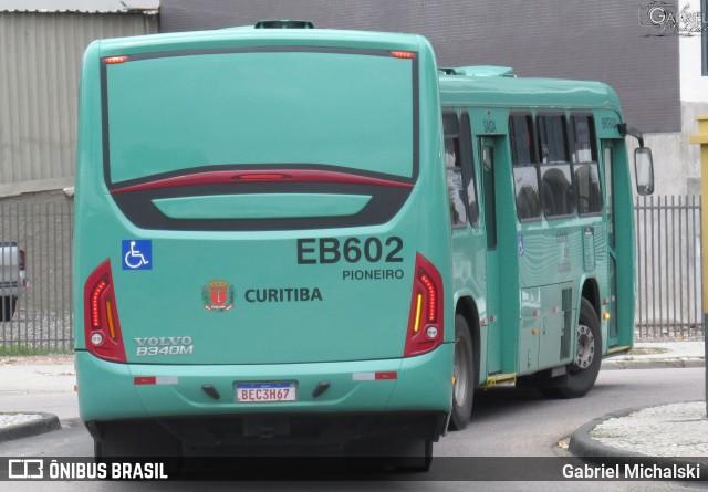 Auto Viação São José dos Pinhais EB602 na cidade de Curitiba, Paraná, Brasil, por Gabriel Michalski. ID da foto: 8406719.