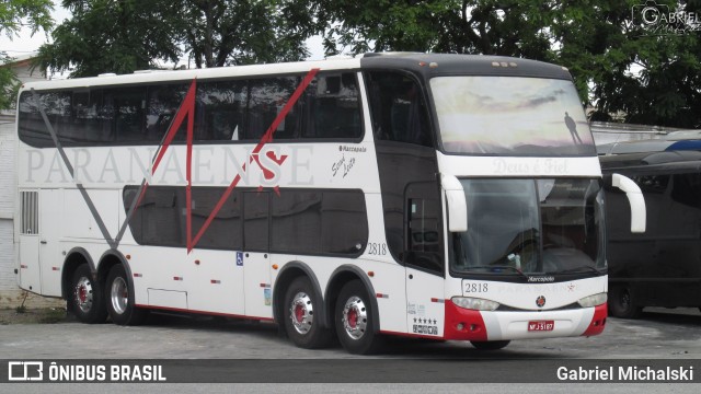 Paranaense Turismo 2818 na cidade de Curitiba, Paraná, Brasil, por Gabriel Michalski. ID da foto: 8406799.