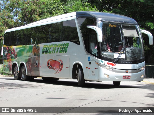 Eucatur - Empresa União Cascavel de Transportes e Turismo 4730 na cidade de São Paulo, São Paulo, Brasil, por Rodrigo  Aparecido. ID da foto: 8408669.