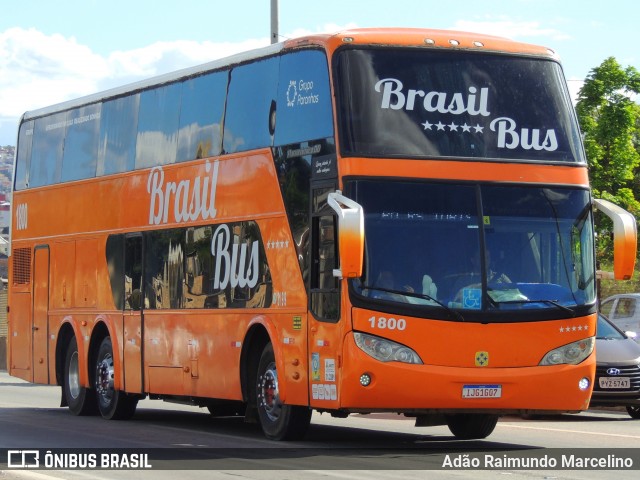 Brasil Bus 1800 na cidade de Belo Horizonte, Minas Gerais, Brasil, por Adão Raimundo Marcelino. ID da foto: 8411964.