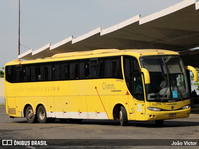 Viação Itapemirim 8635 na cidade de Teresina, Piauí, Brasil, por João Victor. ID da foto: 8411811.