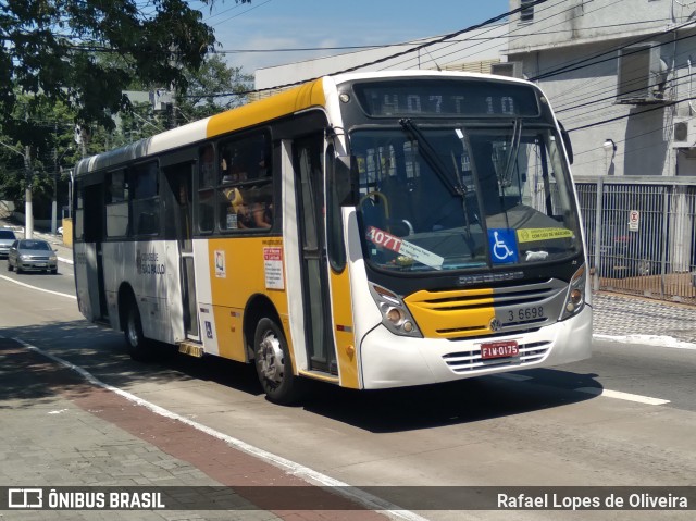 Transunião Transportes 3 6698 na cidade de São Paulo, São Paulo, Brasil, por Rafael Lopes de Oliveira. ID da foto: 8409653.