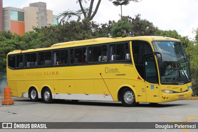 Viação Itapemirim 8001 na cidade de São Paulo, São Paulo, Brasil, por Douglas Paternezi. Número da foto: #8409943.