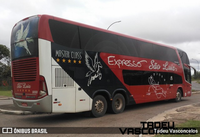 Expresso São Luiz 8080 na cidade de Brasília, Distrito Federal, Brasil, por Tadeu Vasconcelos. ID da foto: 8412119.