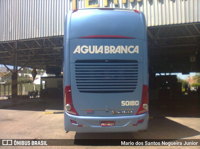 Viação Águia Branca 50180 na cidade de Senhor do Bonfim, Bahia, Brasil, por Mario dos Santos Nogueira Junior. ID da foto: 8409732.