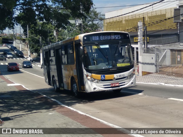 Transunião Transportes 3 6612 na cidade de São Paulo, São Paulo, Brasil, por Rafael Lopes de Oliveira. Número da foto: #8409637.