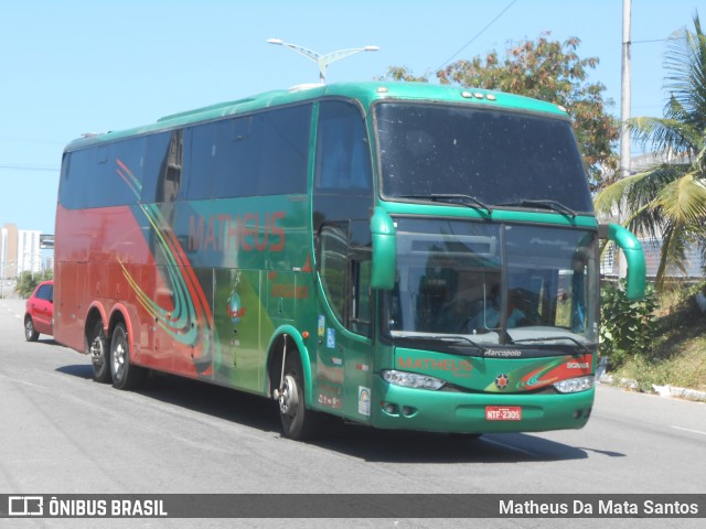 Matheus Transporte e Turismo 2608 na cidade de Fortaleza, Ceará, Brasil, por Matheus Da Mata Santos. ID da foto: 8411418.