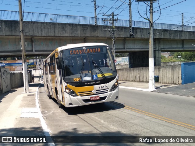 Transunião Transportes 3 6174 na cidade de São Paulo, São Paulo, Brasil, por Rafael Lopes de Oliveira. ID da foto: 8411135.