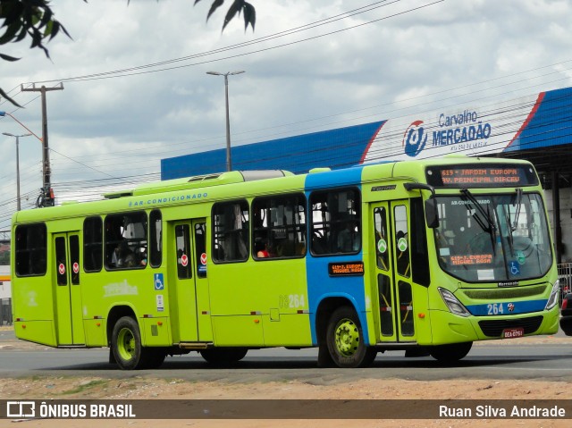 EMTRACOL - Empresa de Transportes Coletivos 03264 na cidade de Teresina, Piauí, Brasil, por Ruan Silva Andrade. ID da foto: 8409597.