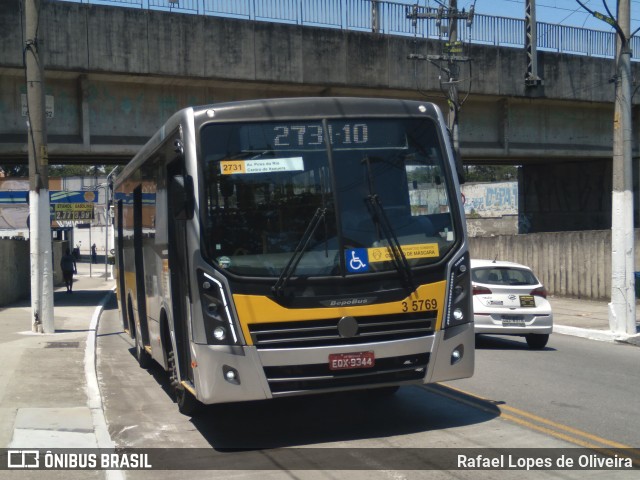 Upbus Qualidade em Transportes 3 5769 na cidade de São Paulo, São Paulo, Brasil, por Rafael Lopes de Oliveira. ID da foto: 8411306.