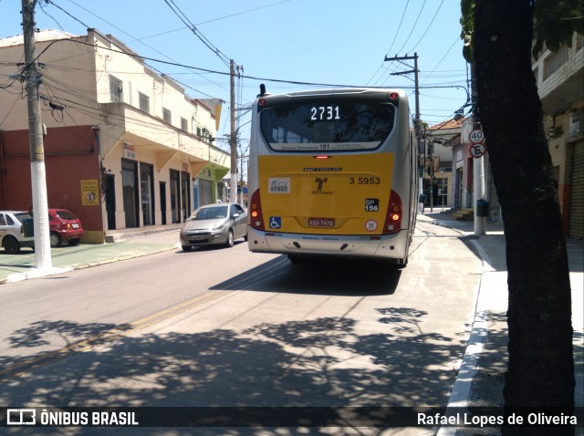 Upbus Qualidade em Transportes 3 5953 na cidade de São Paulo, São Paulo, Brasil, por Rafael Lopes de Oliveira. ID da foto: 8411476.