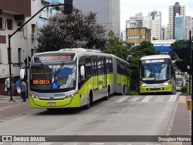 Viação Globo 20583 na cidade de Belo Horizonte, Minas Gerais, Brasil, por Douglas Hunas. ID da foto: 8411037.