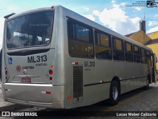 Auto Viação Mercês ML313 na cidade de Curitiba, Paraná, Brasil, por Lucas Weber Calizario. Número da foto: #8412117.