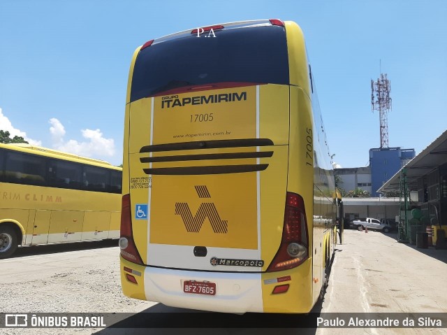 Viação Itapemirim 17005 na cidade de São Paulo, São Paulo, Brasil, por Paulo Alexandre da Silva. ID da foto: 8411003.