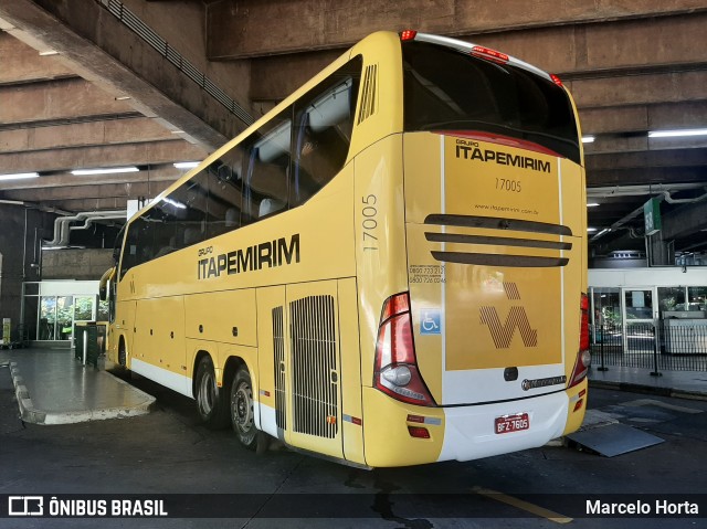 Viação Itapemirim 17005 na cidade de São Paulo, São Paulo, Brasil, por Marcelo Horta. Número da foto: #8409925.