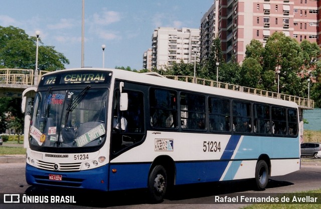 Transportes Amigos Unidos 51234 na cidade de Rio de Janeiro, Rio de Janeiro, Brasil, por Rafael Fernandes de Avellar. ID da foto: 8410394.