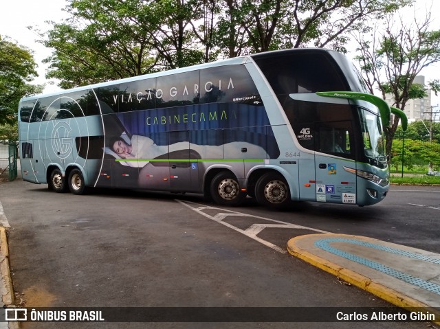 Viação Garcia 8644 na cidade de Franca, São Paulo, Brasil, por Carlos Alberto Gibin. ID da foto: 8411975.