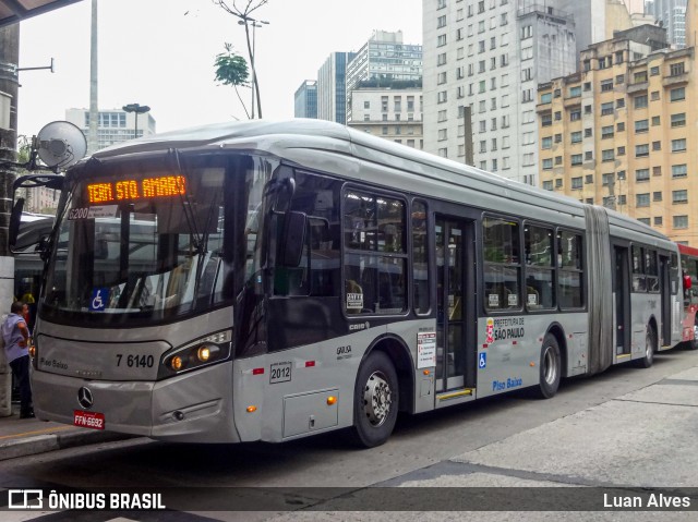 Viação Gatusa Transportes Urbanos 7 6140 na cidade de São Paulo, São Paulo, Brasil, por Luan Alves. Número da foto: #8336698.