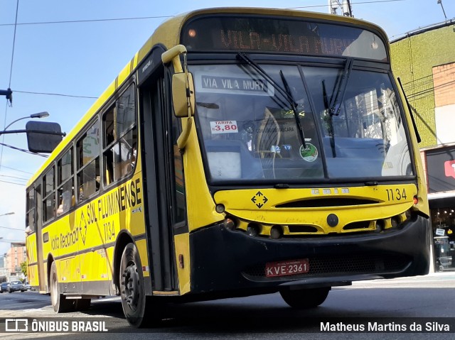 Viação Sul Fluminense 1134 na cidade de Volta Redonda, Rio de Janeiro, Brasil, por Matheus Martins da Silva. Número da foto: #8335967.