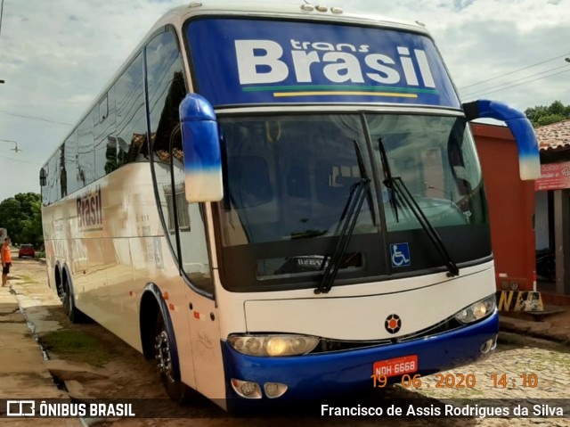 Trans Brasil > TCB - Transporte Coletivo Brasil 6668 na cidade de Teresina, Piauí, Brasil, por Francisco de Assis Rodrigues da Silva. ID da foto: 8337017.