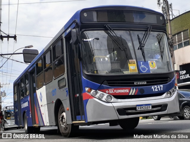 Viação Sul Fluminense 1217 na cidade de Volta Redonda, Rio de Janeiro, Brasil, por Matheus Martins da Silva. Número da foto: #8335976.