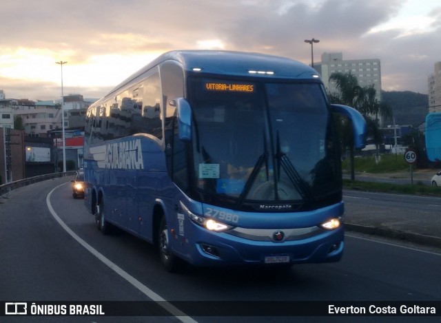 Viação Águia Branca 27980 na cidade de Cariacica, Espírito Santo, Brasil, por Everton Costa Goltara. Número da foto: #8335979.
