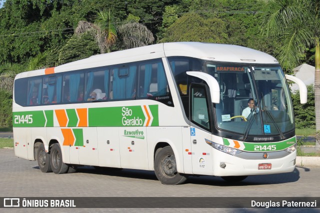 Cia. São Geraldo de Viação 21445 na cidade de Paraíba do Sul, Rio de Janeiro, Brasil, por Douglas Paternezi. Número da foto: #8336487.