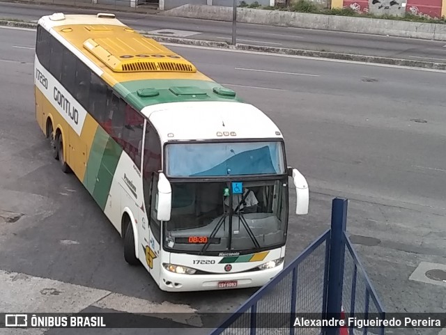 Empresa Gontijo de Transportes 17220 na cidade de Rio de Janeiro, Rio de Janeiro, Brasil, por Alexandre Figueiredo Pereira. ID da foto: 8337979.