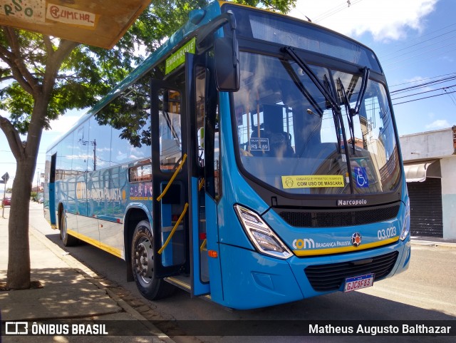 JTP Transportes - COM Bragança Paulista 03.023 na cidade de Bragança Paulista, São Paulo, Brasil, por Matheus Augusto Balthazar. Número da foto: #8335609.