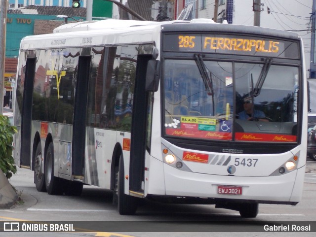 Metra - Sistema Metropolitano de Transporte 5437 na cidade de São Bernardo do Campo, São Paulo, Brasil, por Gabriel Rossi . Número da foto: #8337051.