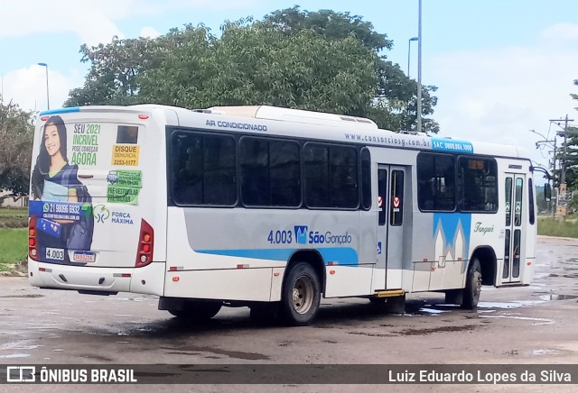 Expresso Tanguá 4.003 na cidade de São Gonçalo, Rio de Janeiro, Brasil, por Luiz Eduardo Lopes da Silva. Número da foto: #8335560.