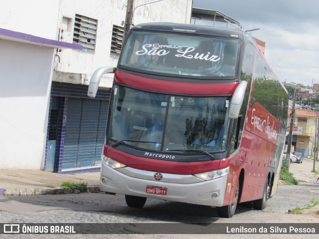 Expresso São Luiz 7770 na cidade de Caruaru, Pernambuco, Brasil, por Lenilson da Silva Pessoa. ID da foto: 8337976.