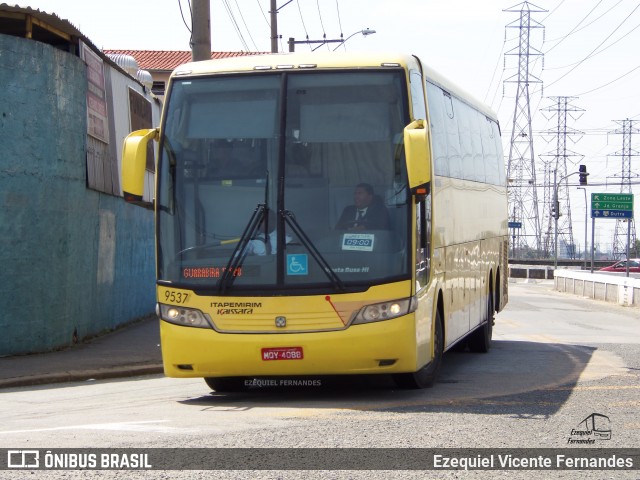 Viação Itapemirim 9537 na cidade de São José dos Campos, São Paulo, Brasil, por Ezequiel Vicente Fernandes. ID da foto: 8337259.