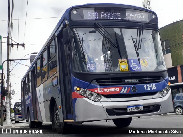 Viação Sul Fluminense 1216 na cidade de Volta Redonda, Rio de Janeiro, Brasil, por Matheus Martins da Silva. Número da foto: #8335972.