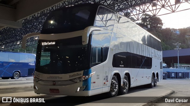 Auto Viação Catarinense 3542 na cidade de Santos, São Paulo, Brasil, por Davi Cesar. ID da foto: 8336333.