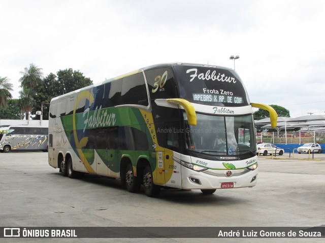 Fabbitur Transporte e Turismo 27000 na cidade de Goiânia, Goiás, Brasil, por André Luiz Gomes de Souza. ID da foto: 8337531.