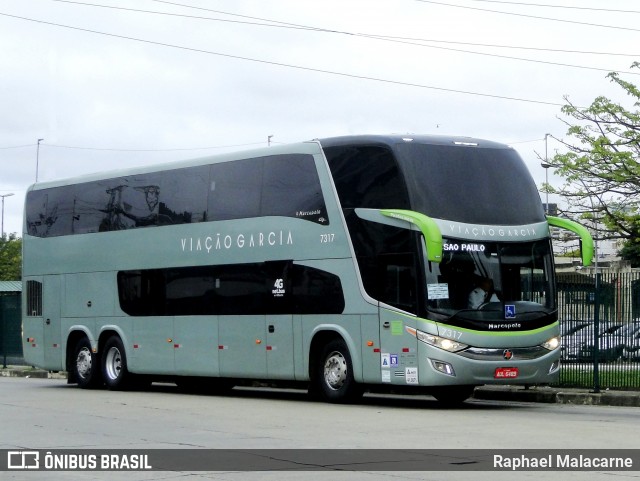 Viação Garcia 7317 na cidade de São Paulo, São Paulo, Brasil, por Raphael Malacarne. Número da foto: #8412355.