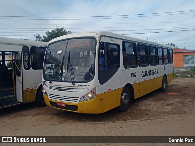 Transportes Guanabara 1102 na cidade de Natal, Rio Grande do Norte, Brasil, por Dennis Paz. Número da foto: #8412977.
