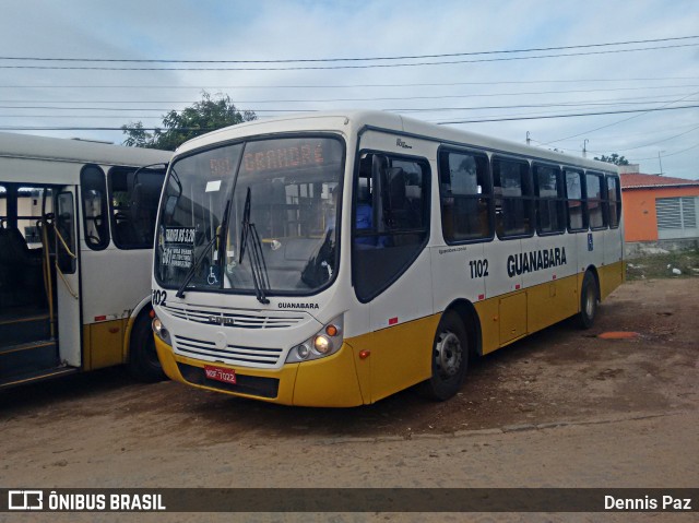 Transportes Guanabara 1102 na cidade de Natal, Rio Grande do Norte, Brasil, por Dennis Paz. ID da foto: 8412977.