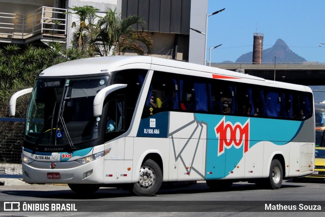 Auto Viação 1001 RJ 108.486 na cidade de Rio de Janeiro, Rio de Janeiro, Brasil, por Matheus Souza. ID da foto: 8414085.