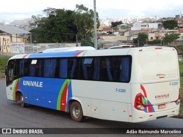 Univale Transportes F-0280 na cidade de Belo Horizonte, Minas Gerais, Brasil, por Adão Raimundo Marcelino. Número da foto: #8415044.