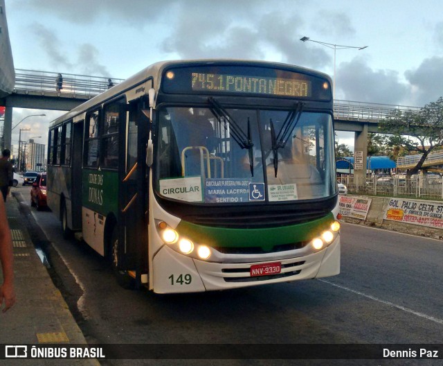 Viação Cidade das Dunas 149 na cidade de Natal, Rio Grande do Norte, Brasil, por Dennis Paz. ID da foto: 8412929.