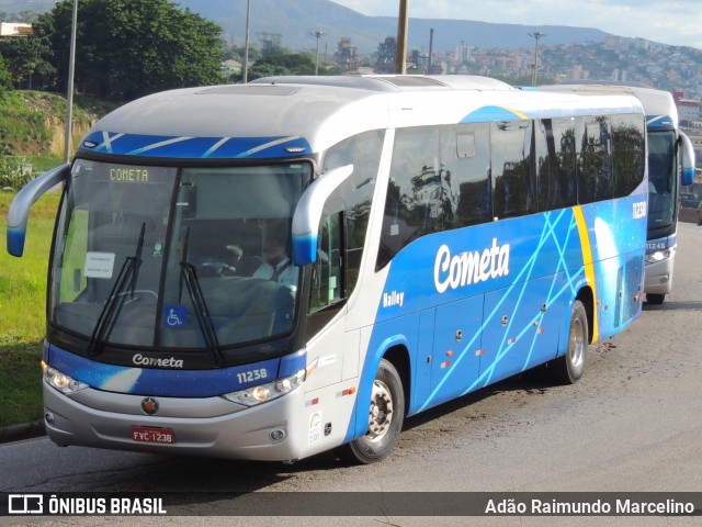 Viação Cometa 11238 na cidade de Belo Horizonte, Minas Gerais, Brasil, por Adão Raimundo Marcelino. ID da foto: 8414780.