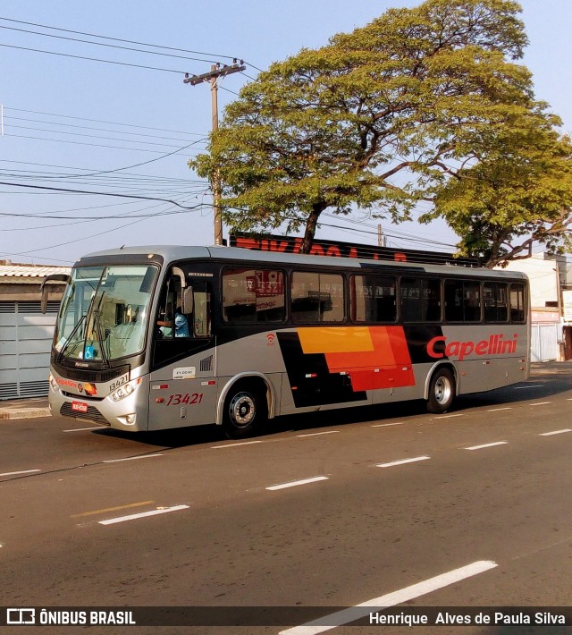 Transportes Capellini 13421 na cidade de Campinas, São Paulo, Brasil, por Henrique Alves de Paula Silva. Número da foto: #8413668.